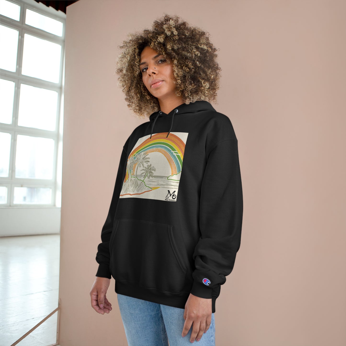 Rainbow Orca - Champion Hoodie