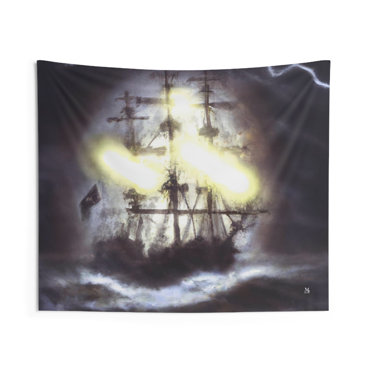 Ghostly Galleon - Halloween Tapestry