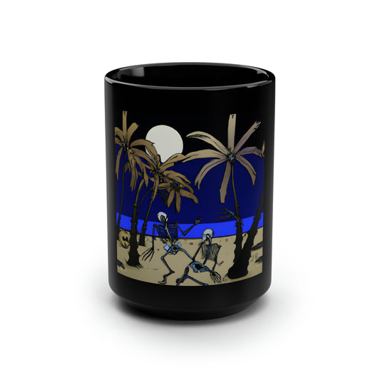 Tropical Tangoing Skeletons - Coffee Mug