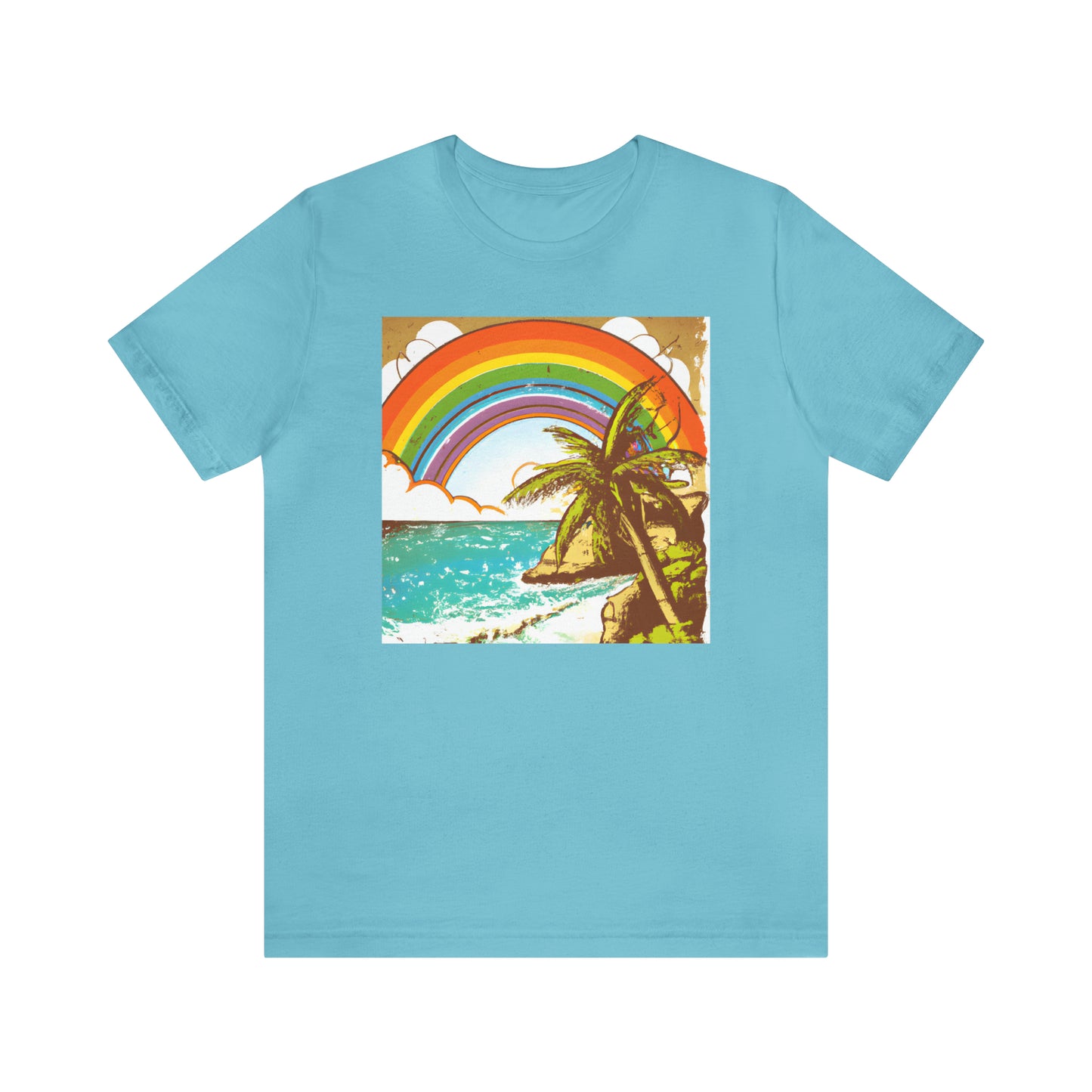 Rainbow Glimmer Island - T-shirt