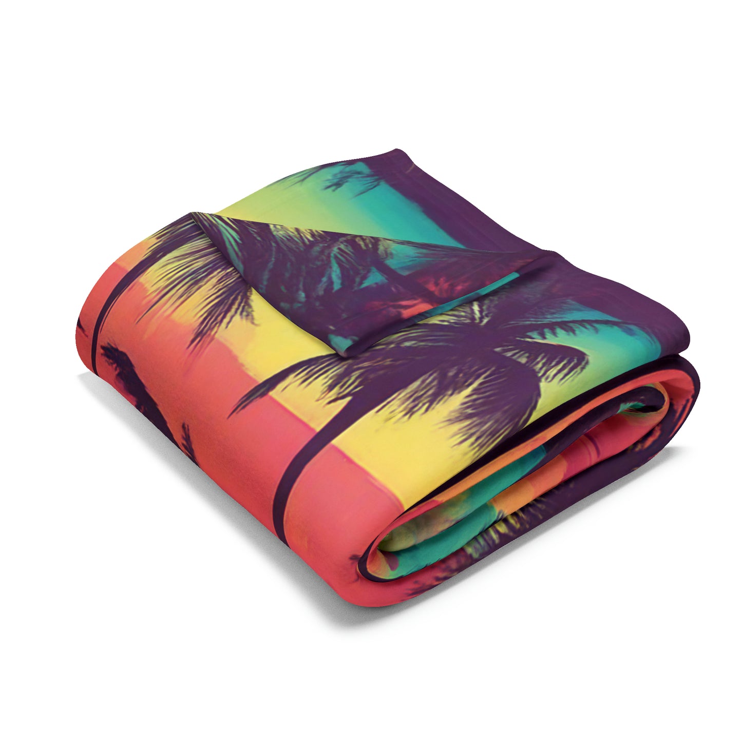 Hawaiian Beach Collage - Fleece Blanket