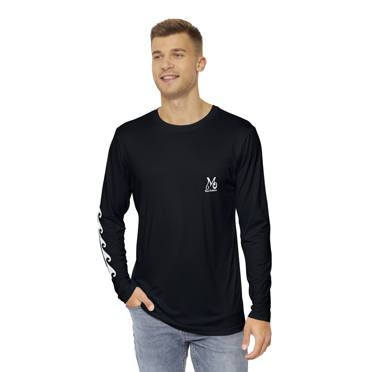 Maui Outdoors Tribal V - Men's Long Sleeve Shirt