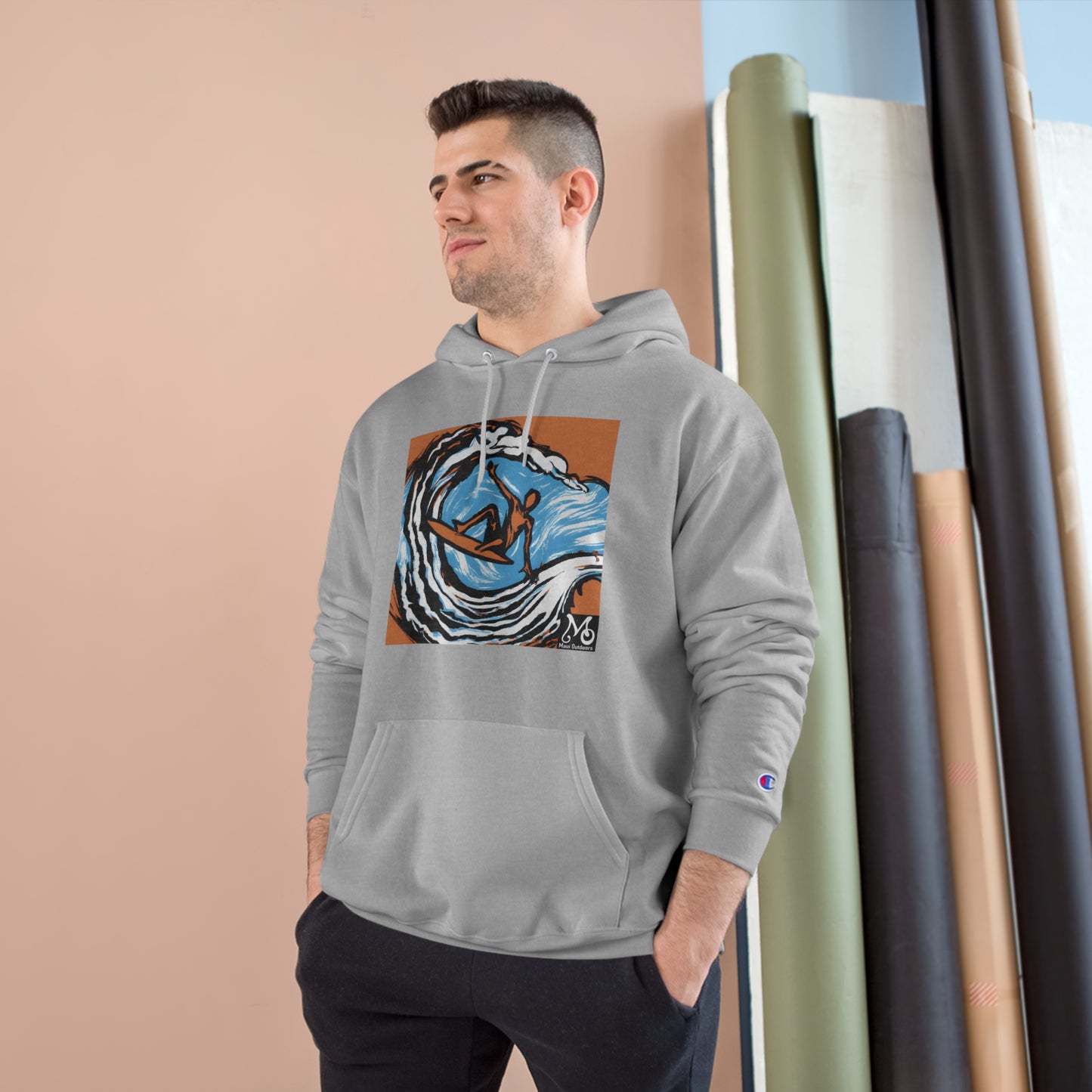 Aerial Surfer I - Champion Hoodie