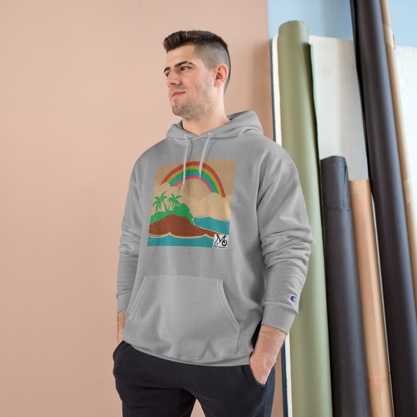 Rainbow Mana Isle - Champion Hoodie