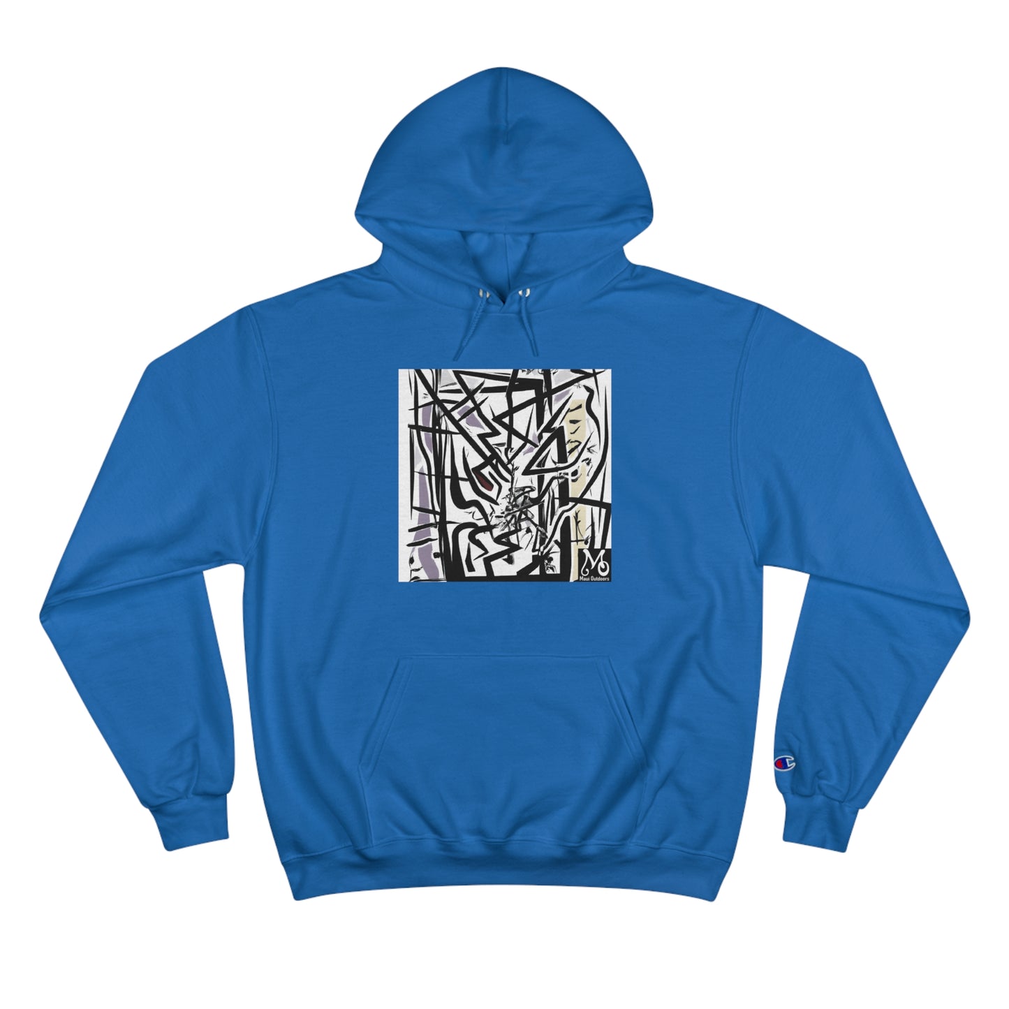 Geometric Aura - Champion Hoodie