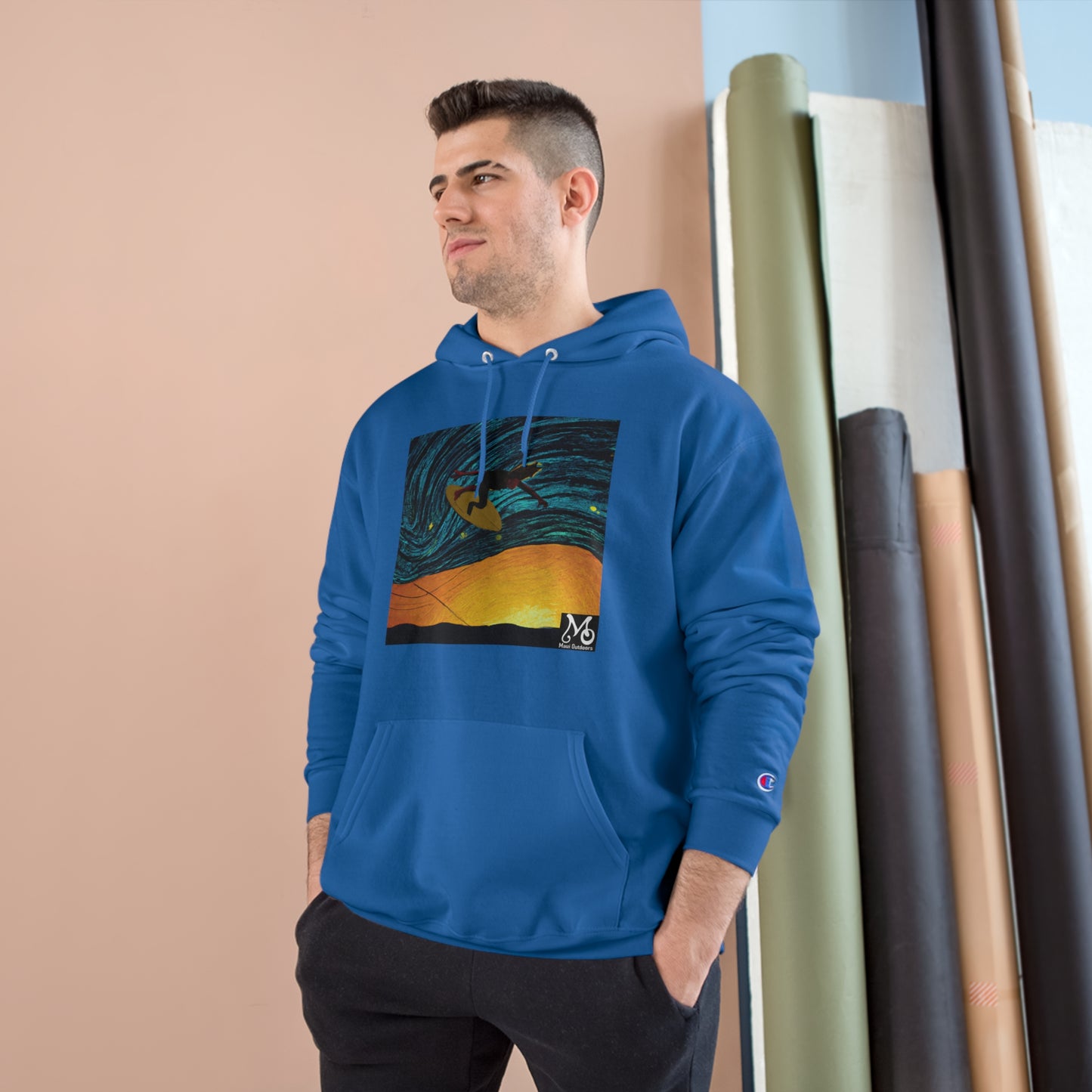 Airy Surf Odyssey - Champion Hoodie