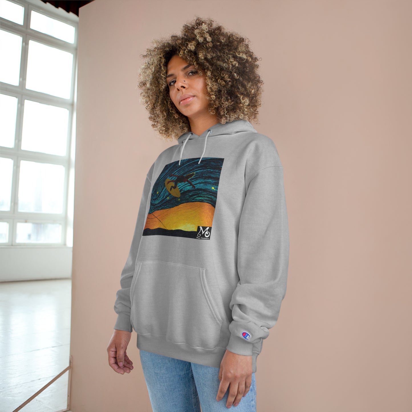 Airy Surf Odyssey - Champion Hoodie