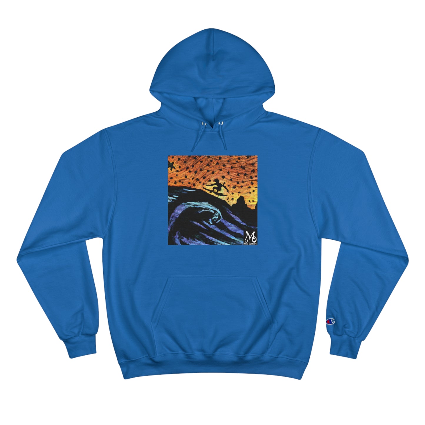 A Surfer's Eternal Flight - Champion Hoodie