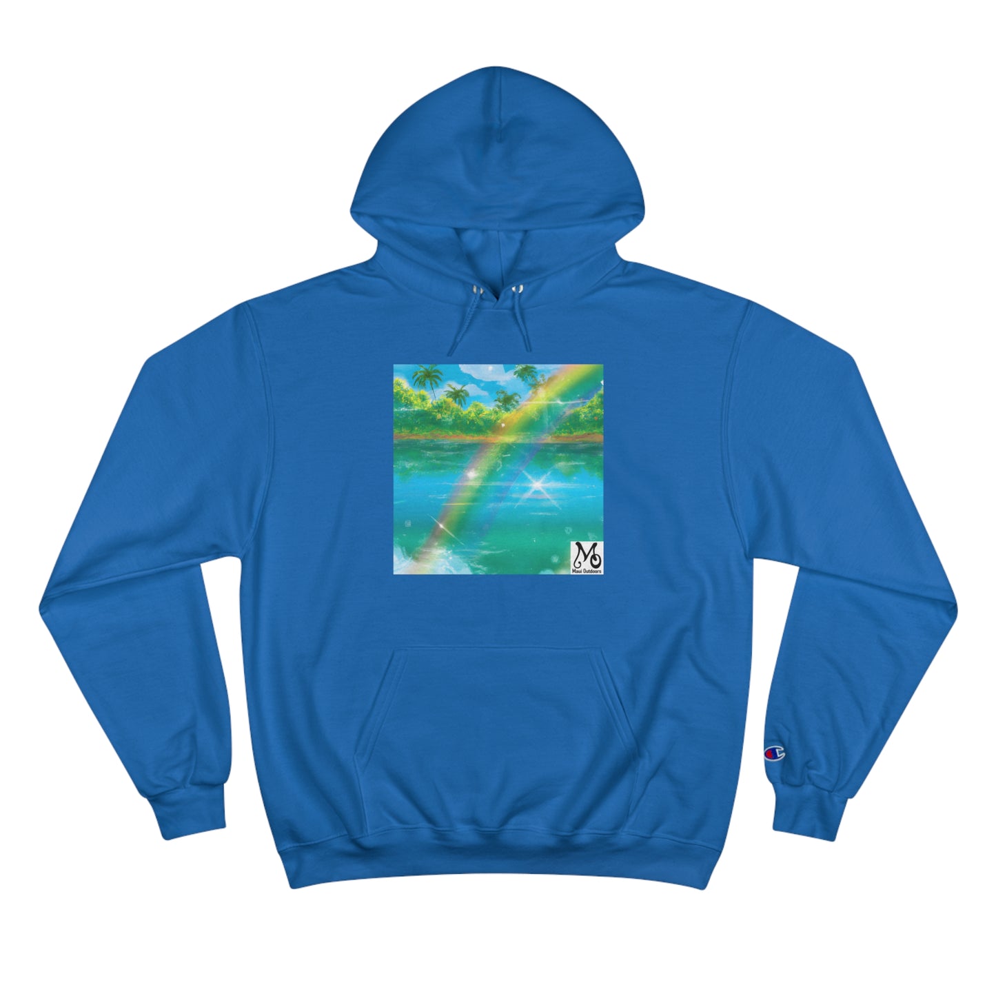 Lush Lagoon Vista - Champion Hoodie