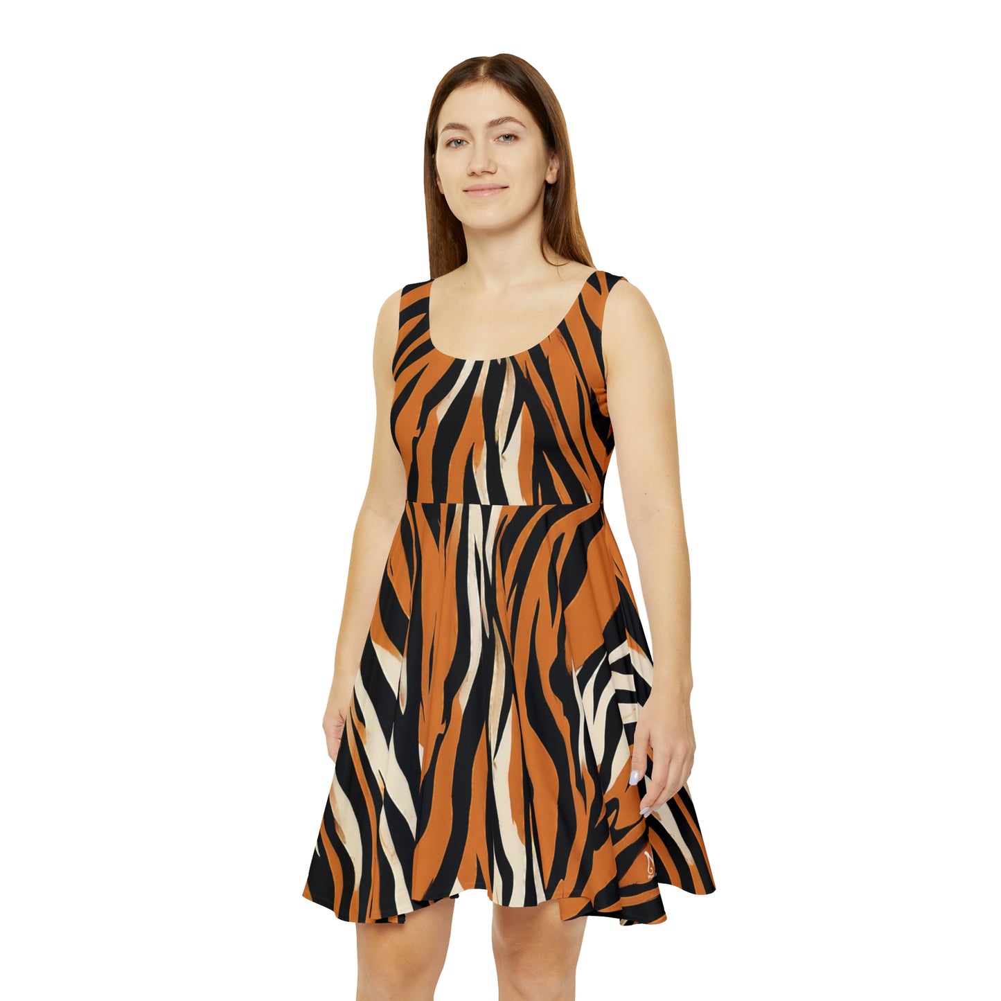 Tiger Print - Women's Skater Dress