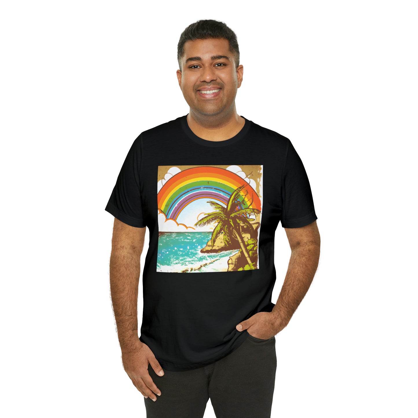 Rainbow Glimmer Island - T-shirt