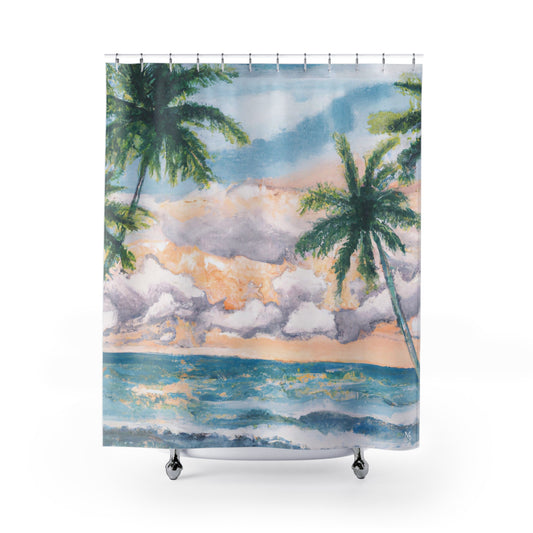 Kana'o'o'oakea Beach - Shower Curtain