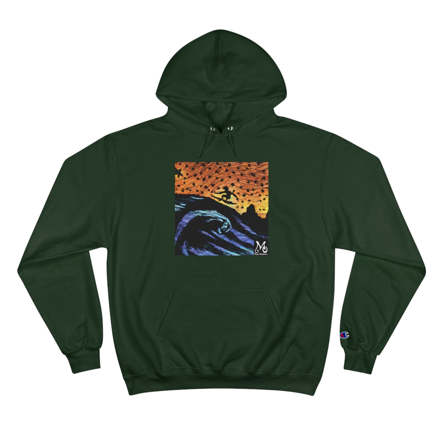 A Surfer's Eternal Flight - Champion Hoodie