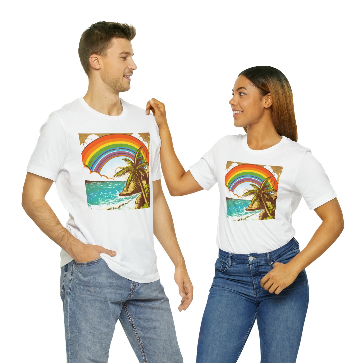 Rainbow Glimmer Island - T-shirt