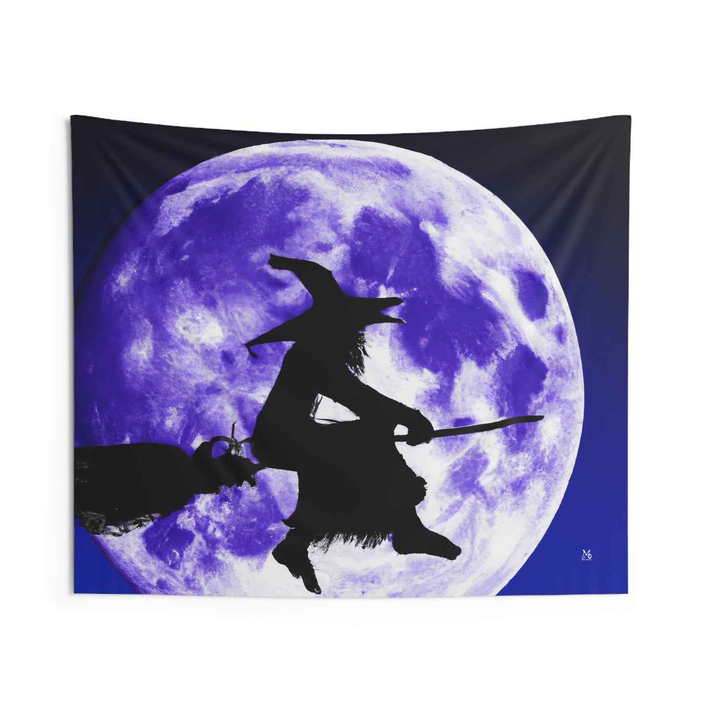 Broom Witch Bethany - Halloween Tapestry