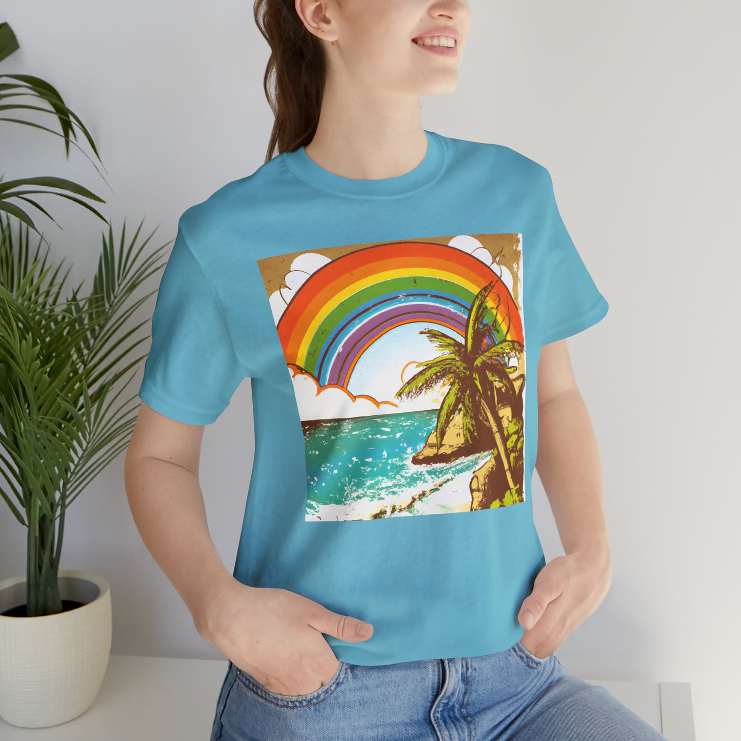 Rainbow Glimmer Island - T-shirt