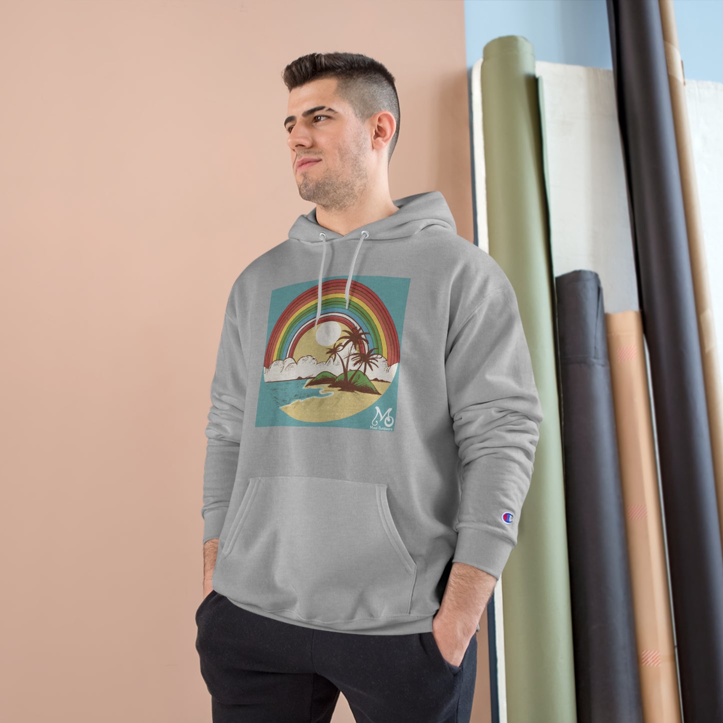 Rainbow Oahu - Champion Hoodie