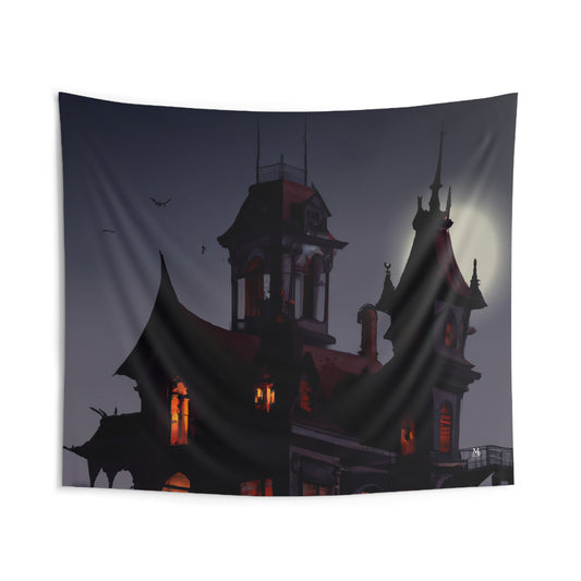 The Scarecrow Manor - Halloween Tapestry