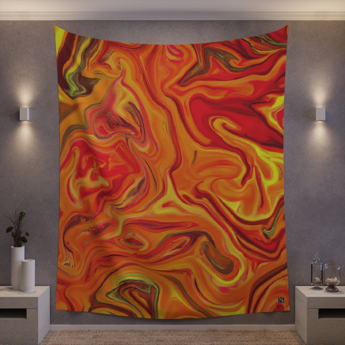 Flashy Lava Flow - Tapestry