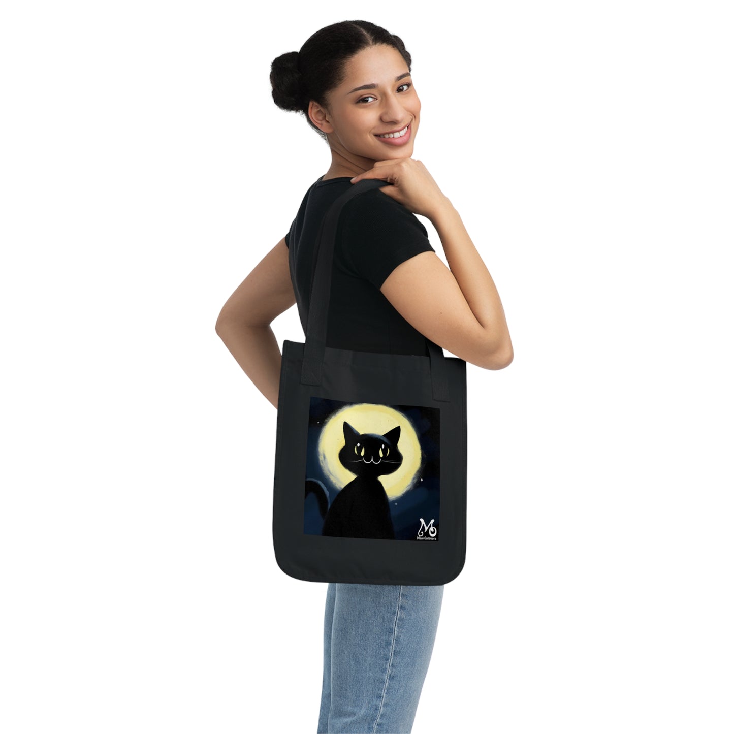 Midnight Mischief - Organic Canvas Tote Bag