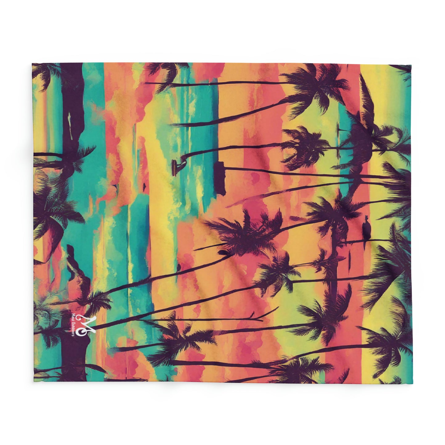 Hawaiian Beach Collage - Fleece Blanket