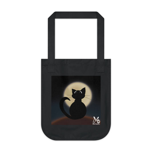 Phantom the Fraidy Cat - Organic Canvas Tote Bag