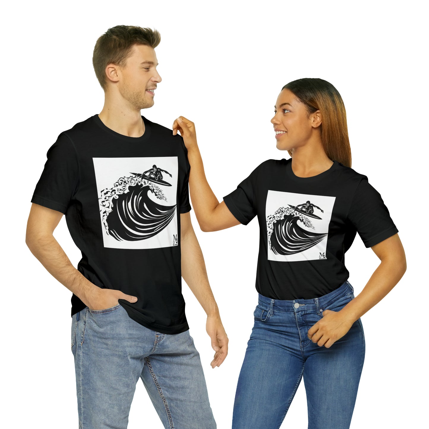 Wave Catching Surfer - T-shirt