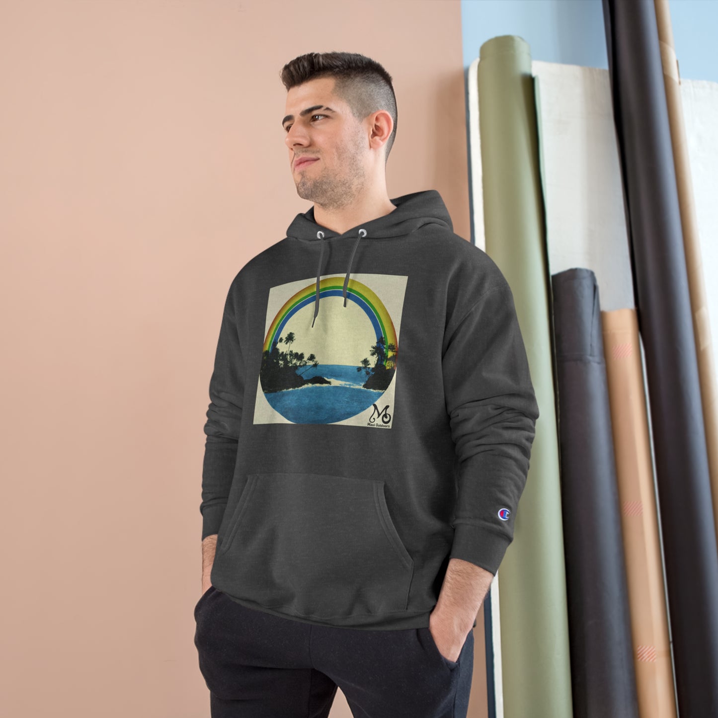 Rainbow Vista Island II - Champion Hoodie