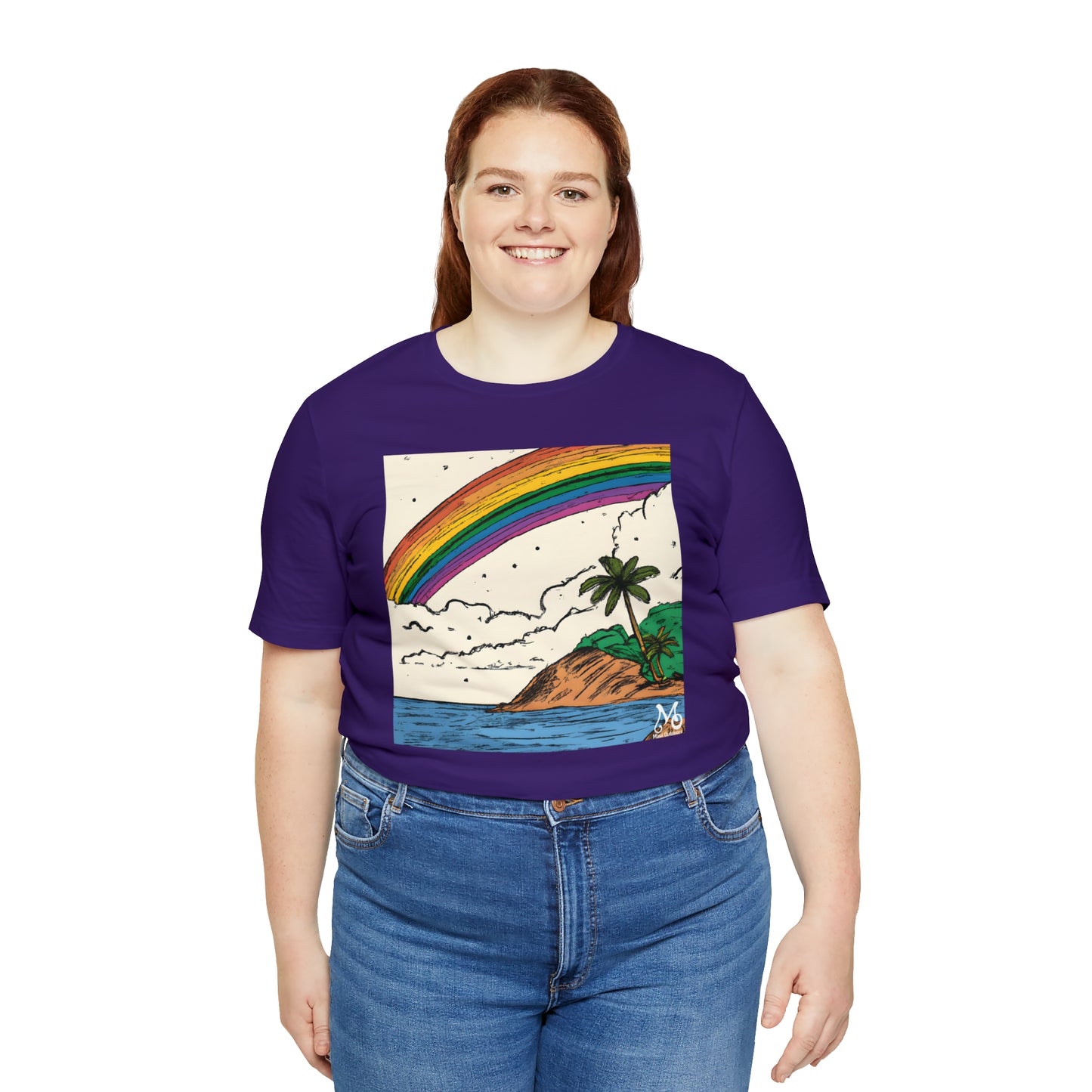 Rainbow Aloha Island - T-shirt