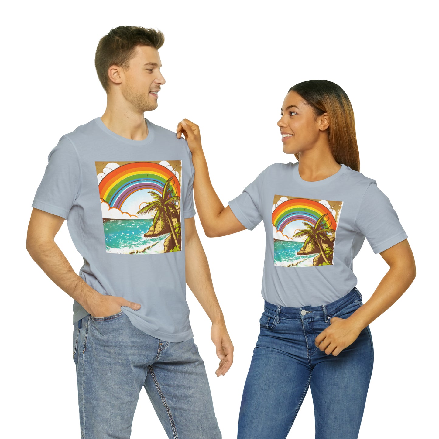 Rainbow Glimmer Island - T-shirt