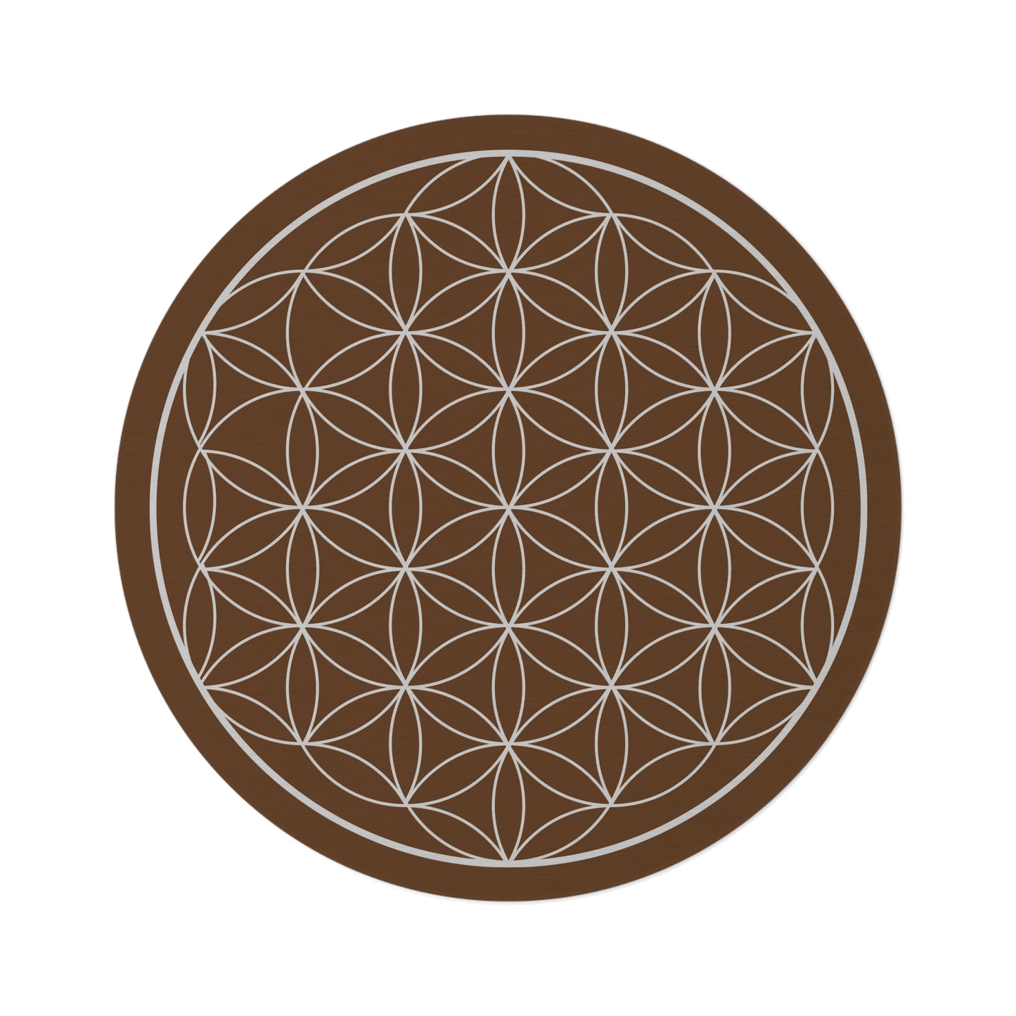 Flower of Life V - Round Rug