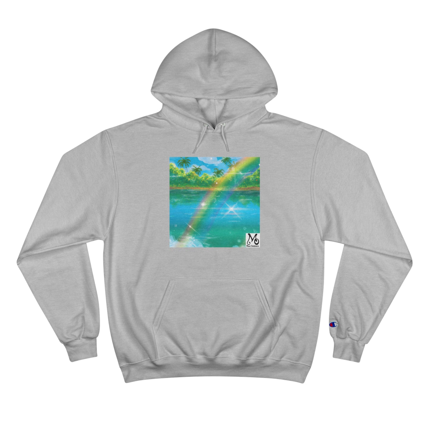 Lush Lagoon Vista - Champion Hoodie