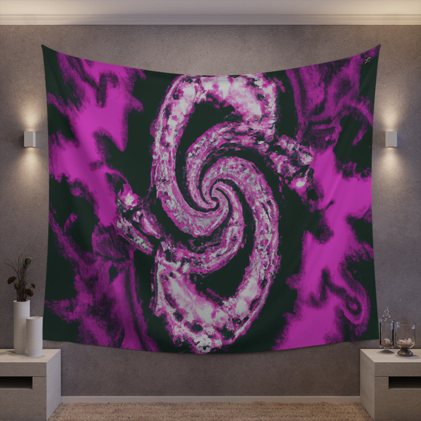 Twisting Vortex Spiral - Tapestry