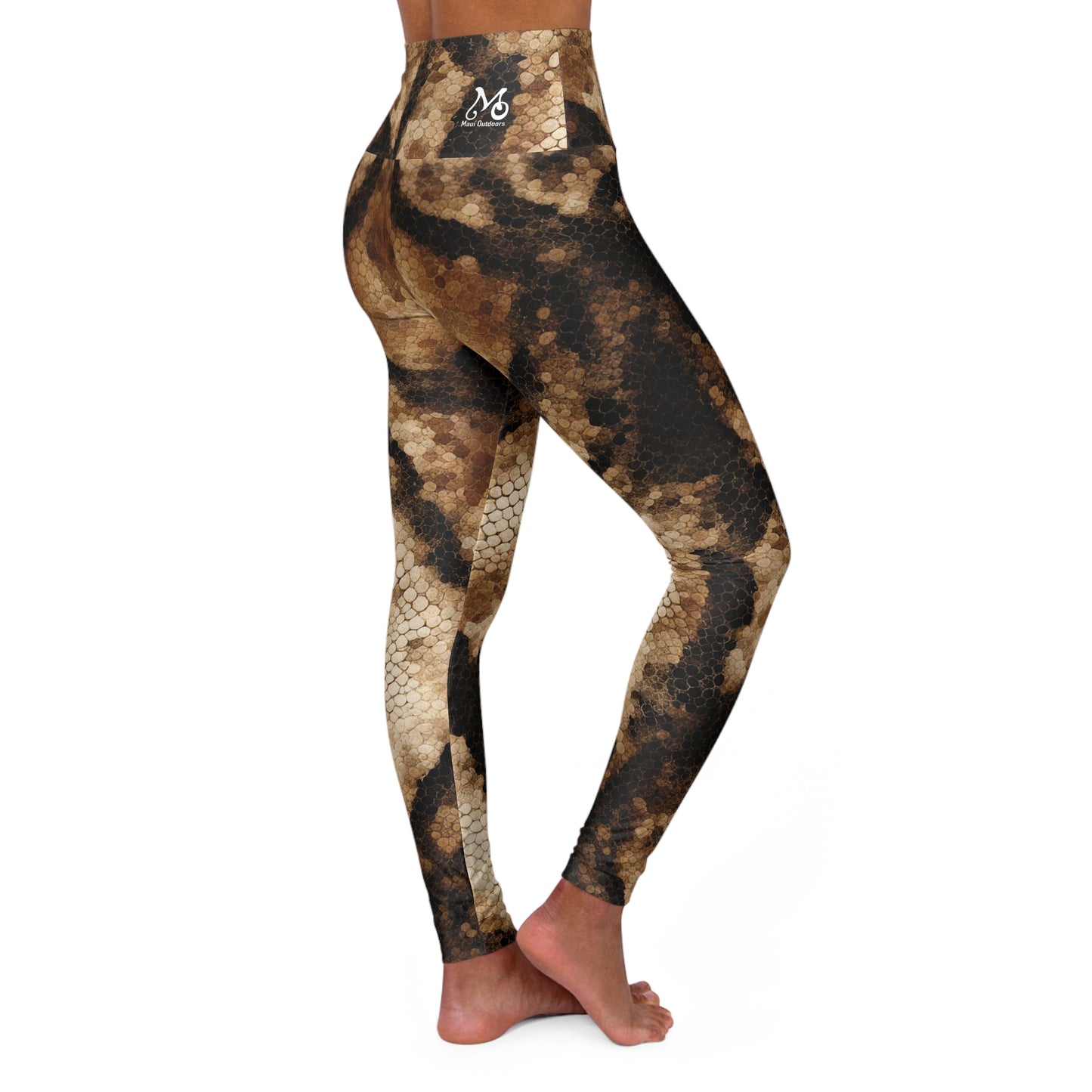 Rattlesnake Skin Print - Yoga Pants