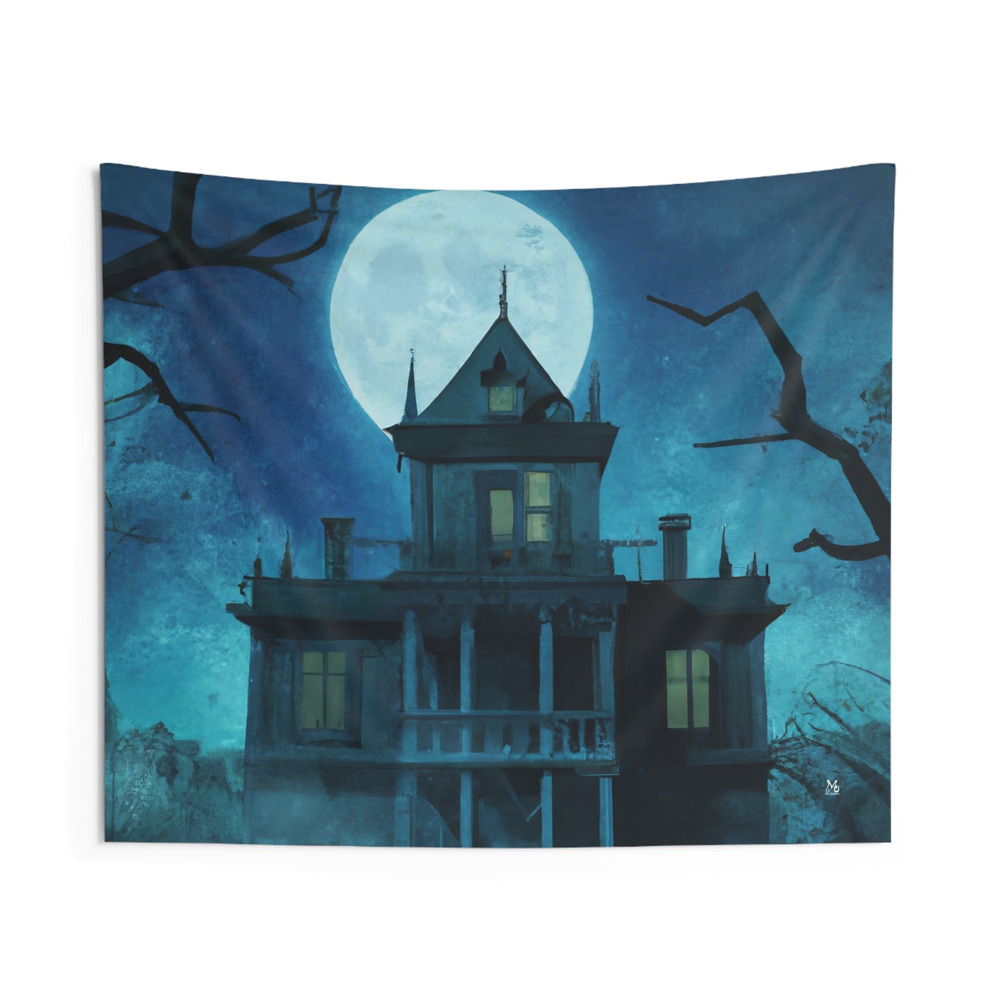 The Phantom Tower - Halloween Tapestry