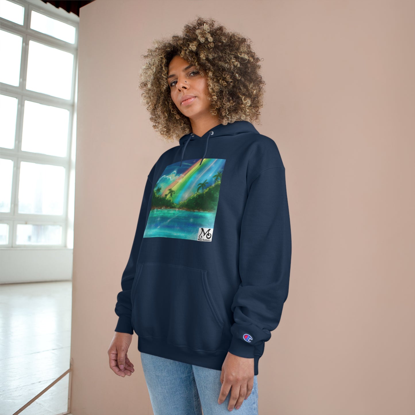 Sunset Cove Island. - Champion Hoodie