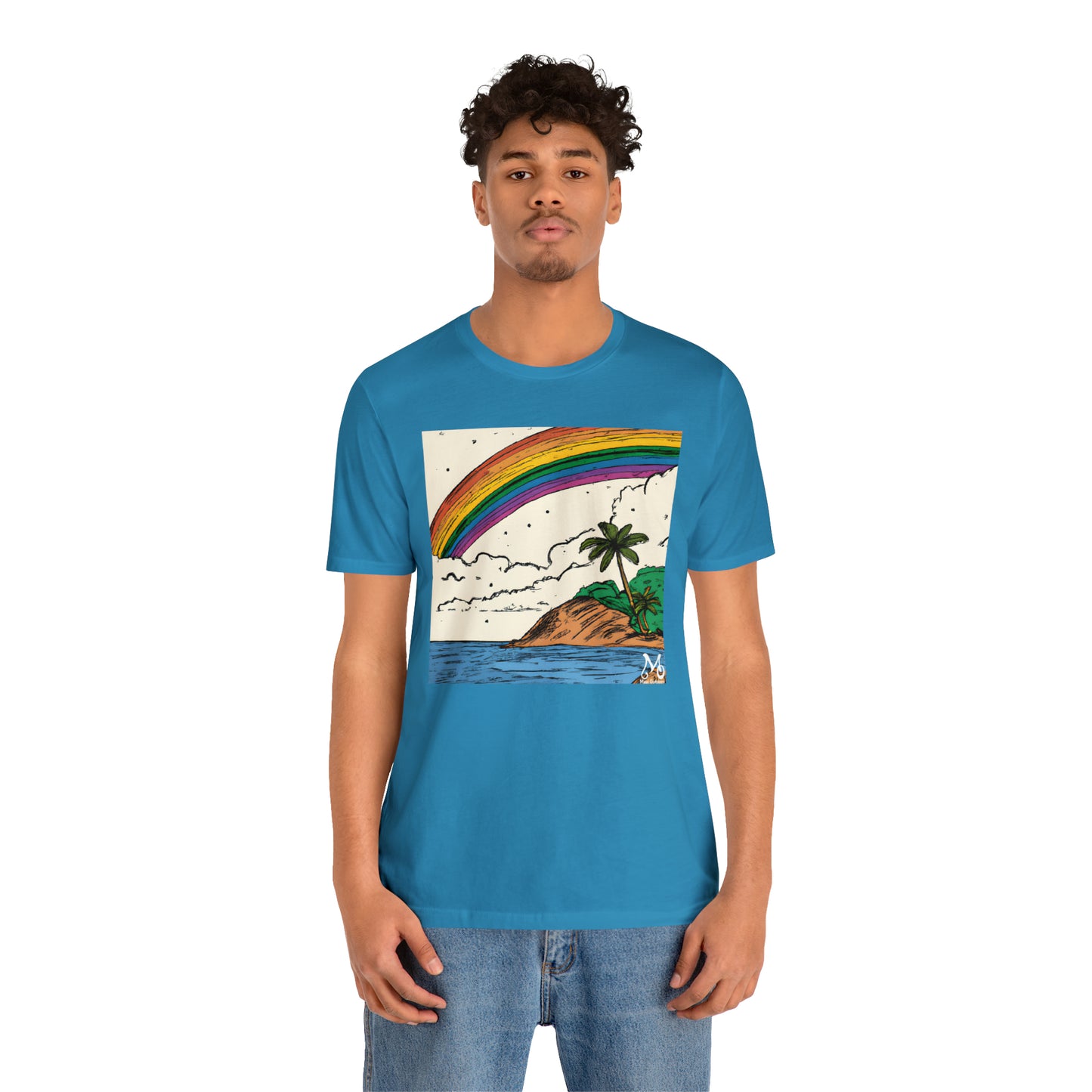 Rainbow Aloha Island - T-shirt