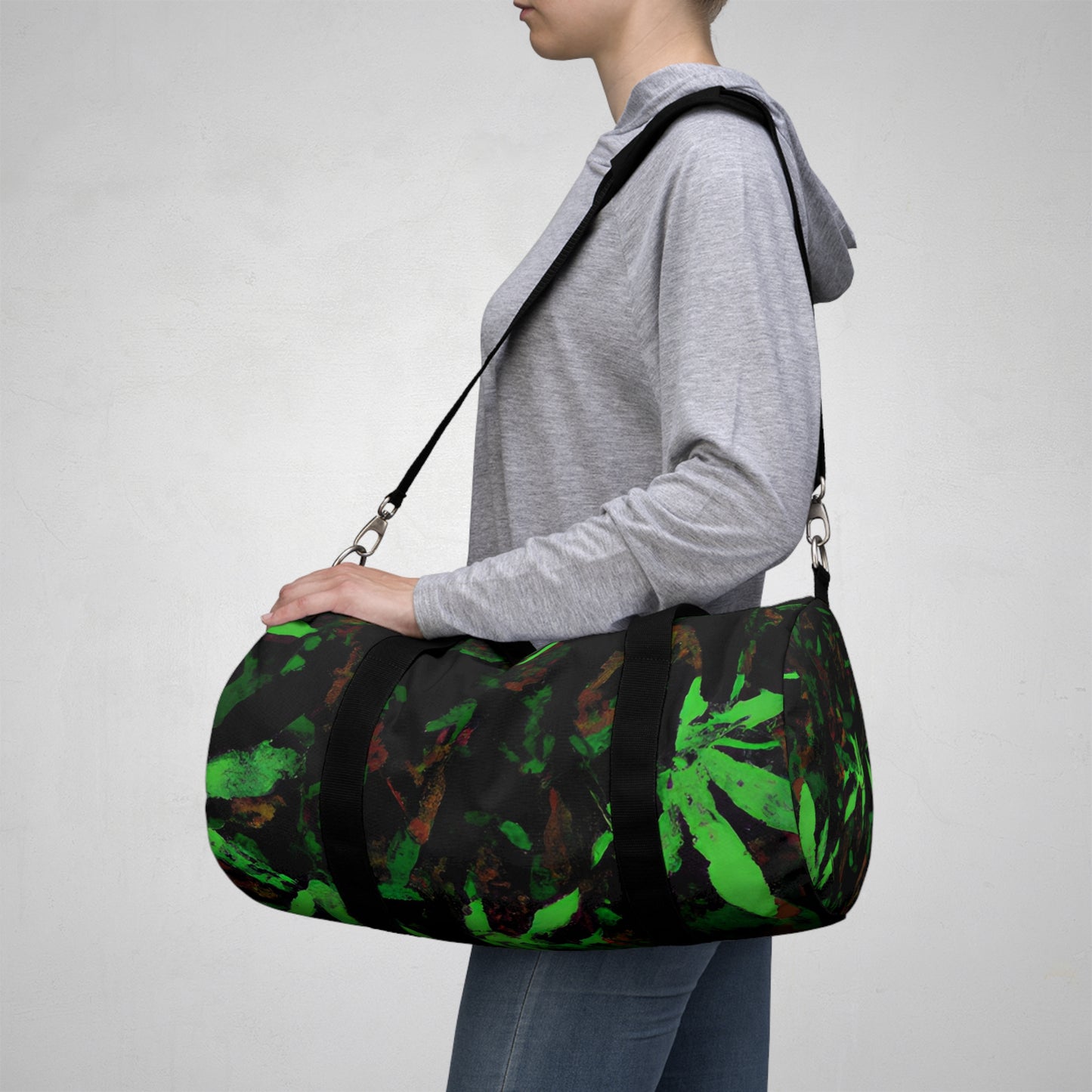 Green Kush Camo - Duffel Bag