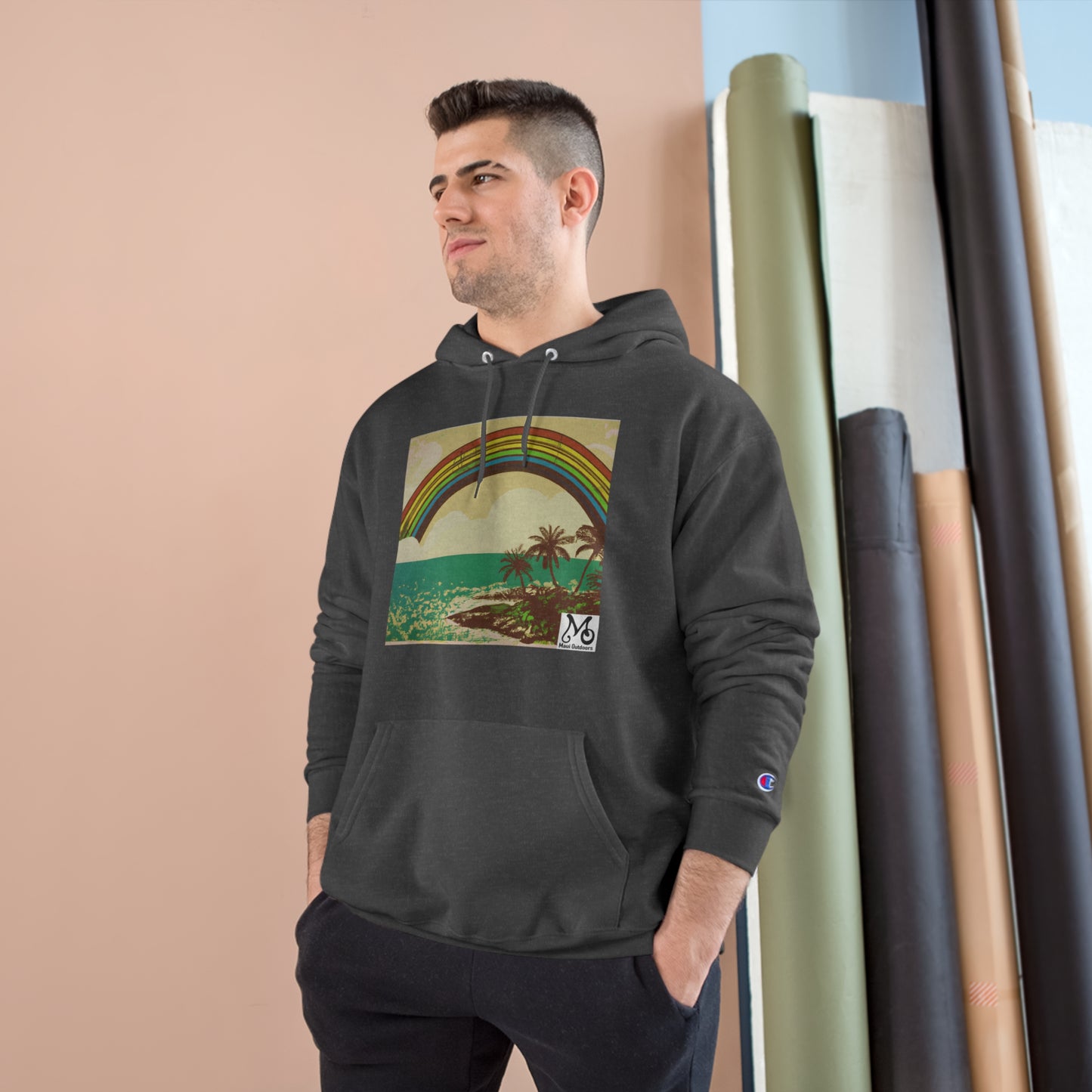 Rainbow Lagoon - Champion Hoodie