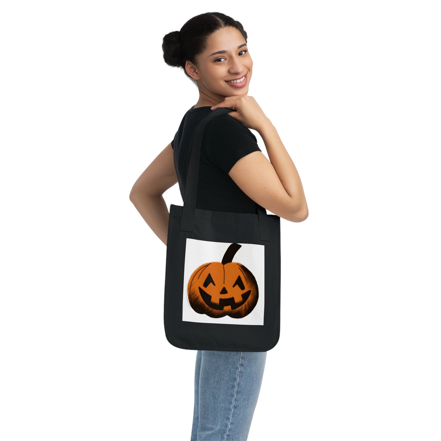 Ghostly Glower - Organic Canvas Tote Bag