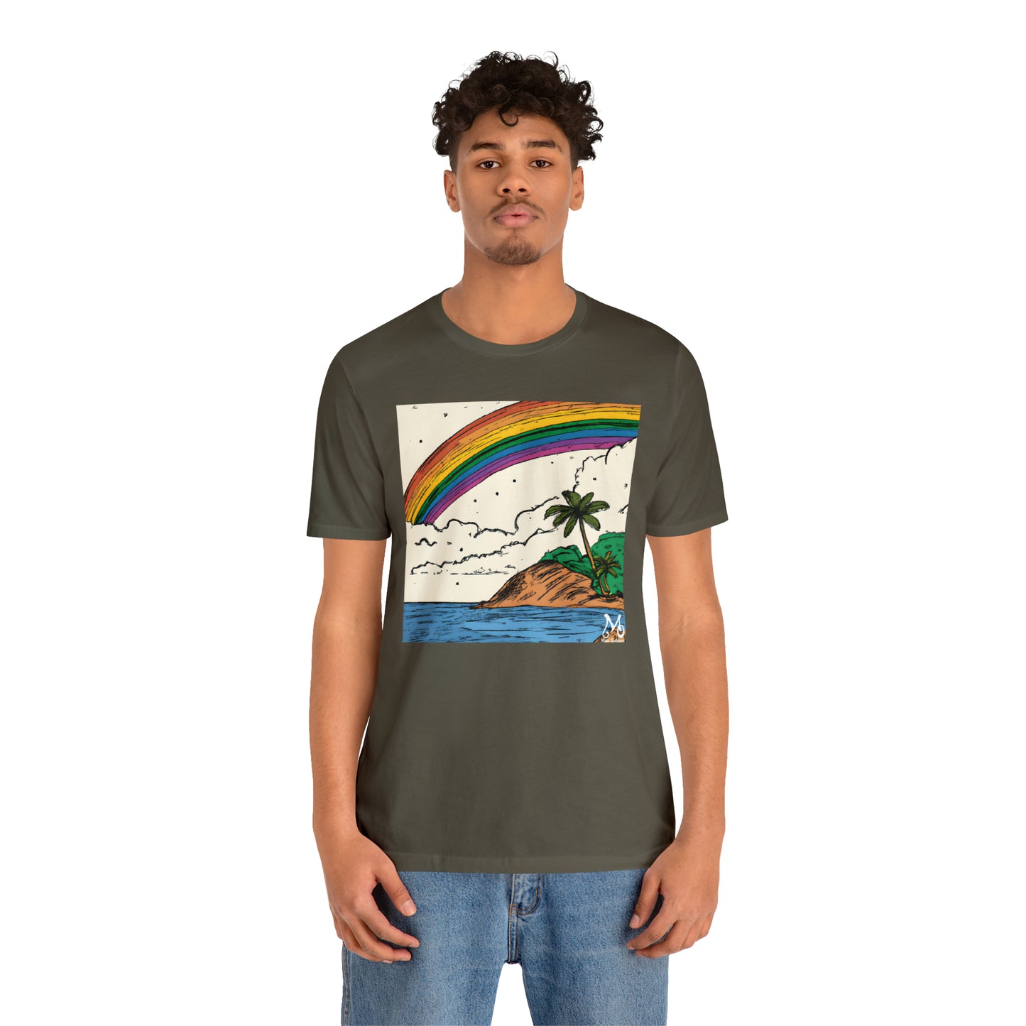 Rainbow Aloha Island - T-shirt