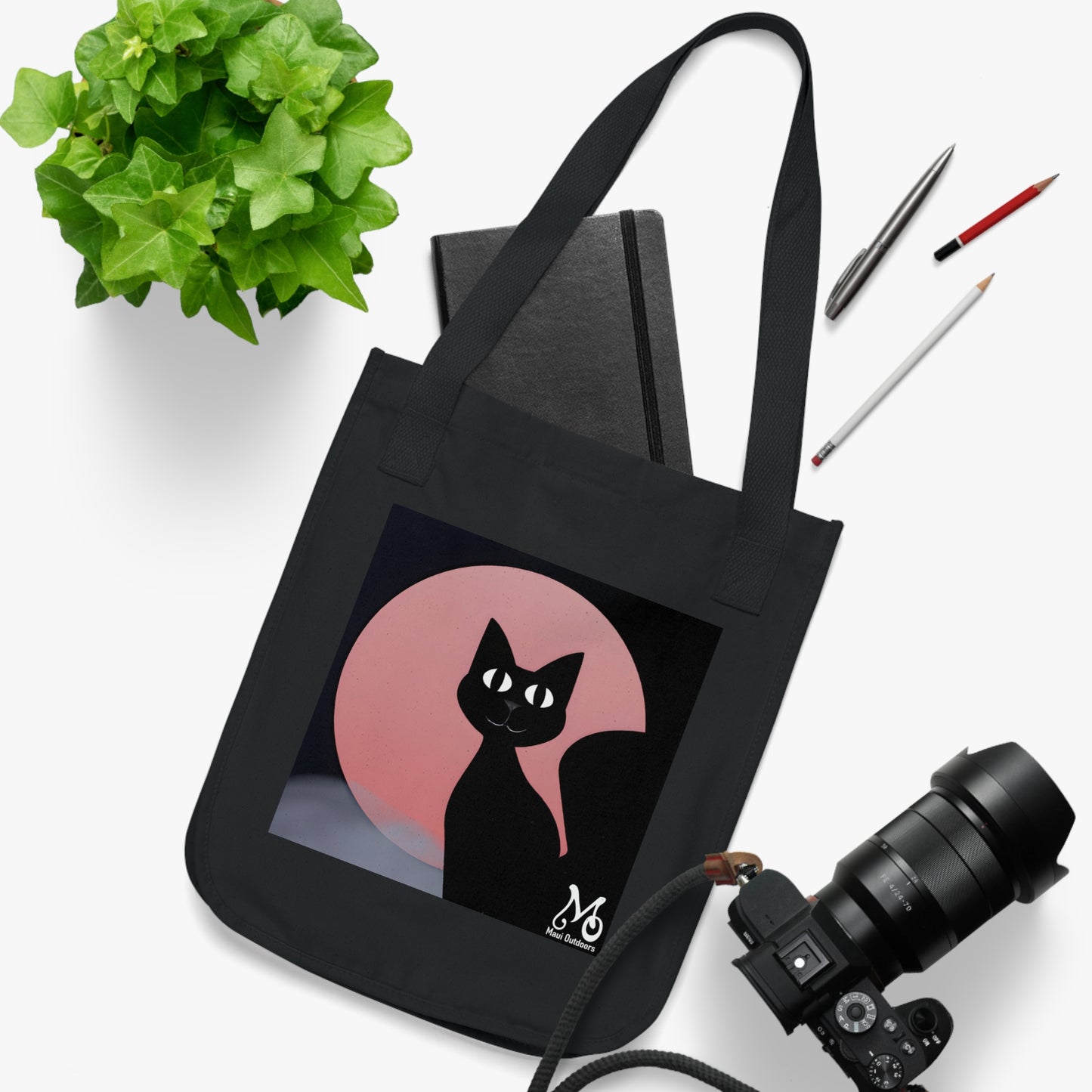 Shadow Paws - Organic Canvas Tote Bag