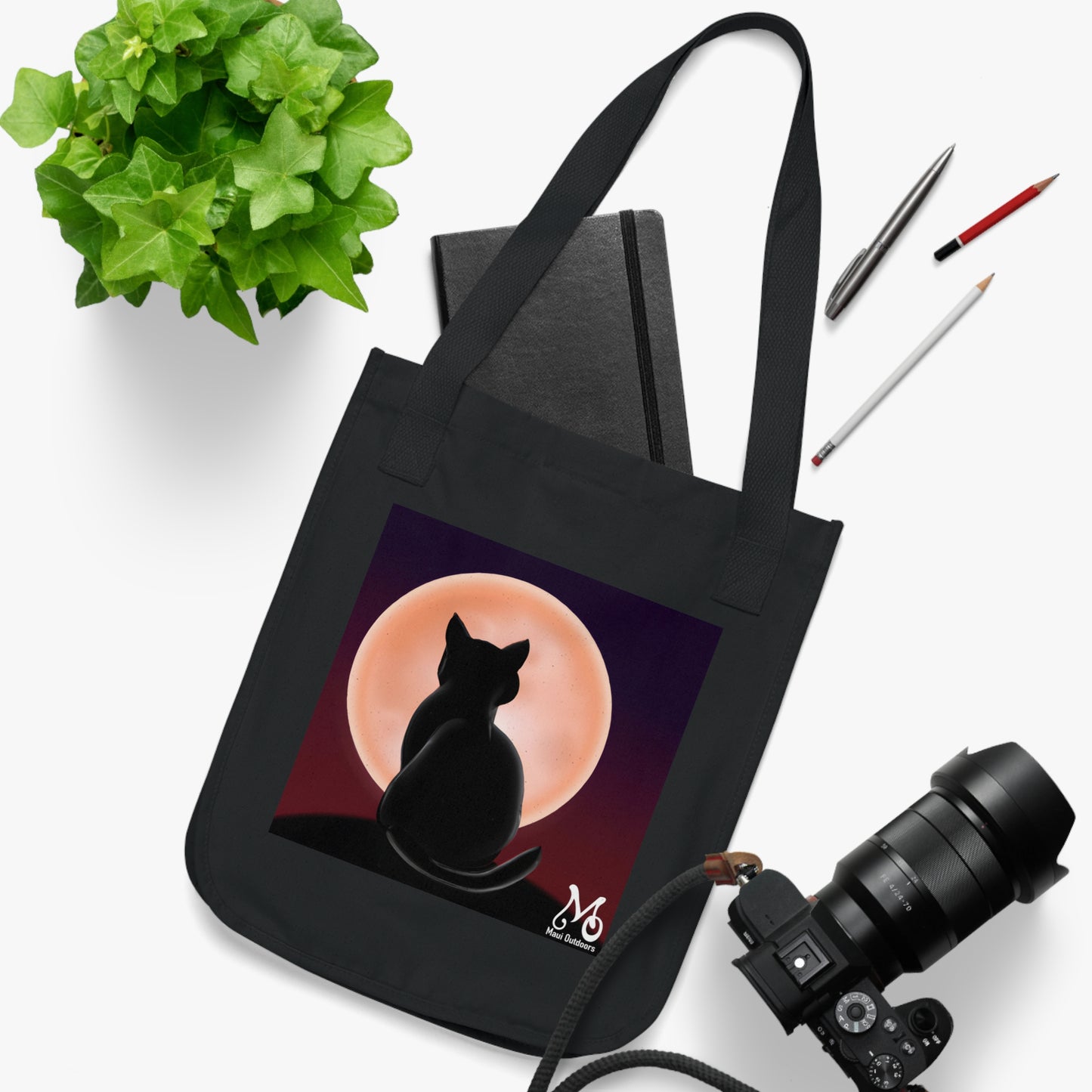 Midnightfur - Organic Canvas Tote Bag