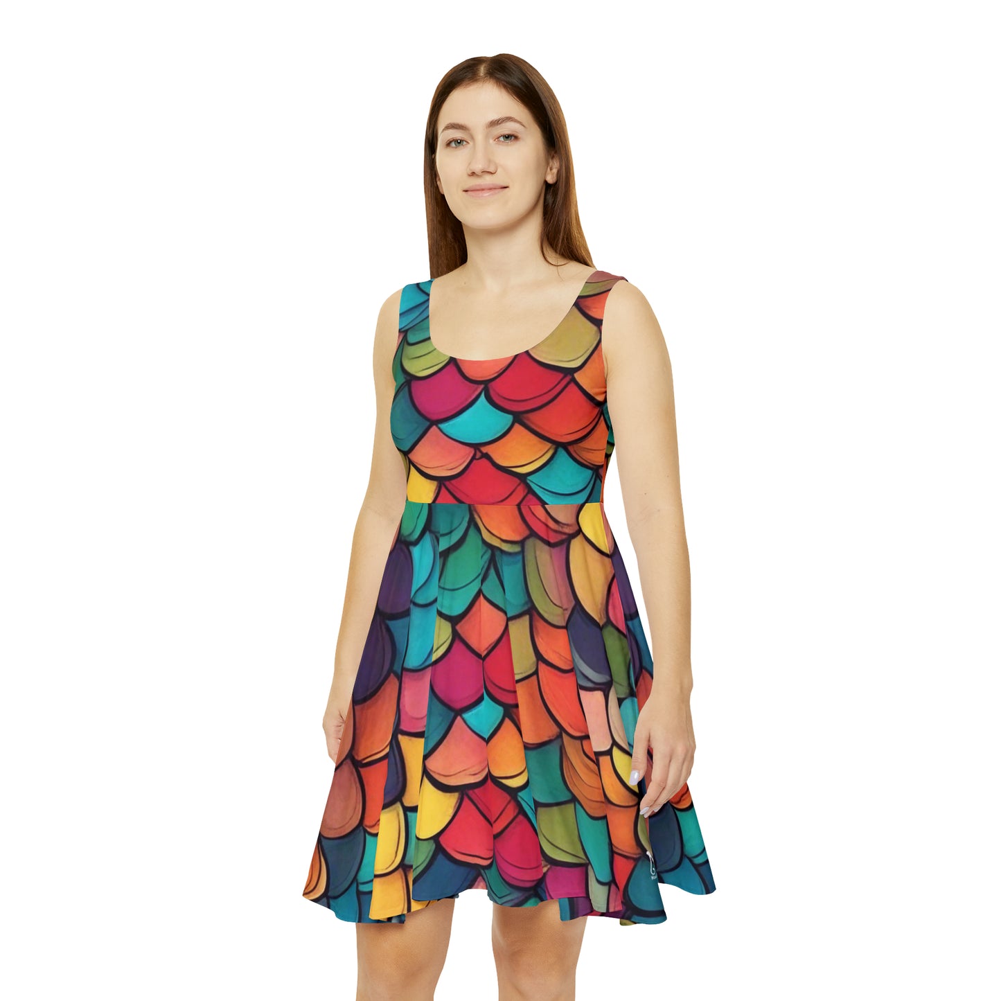 Rainbow Scales - Women's Skater Dress