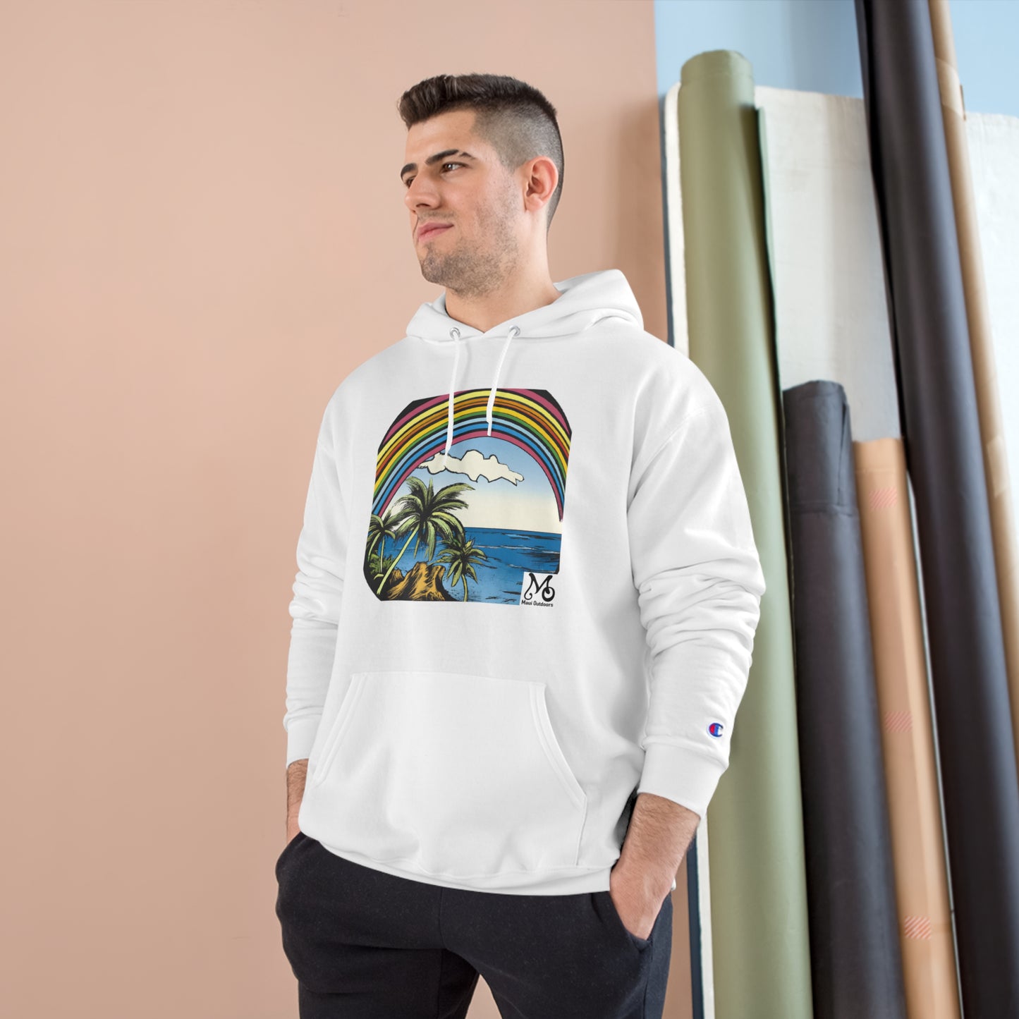 Rainbow Vista Isle II - Champion Hoodie