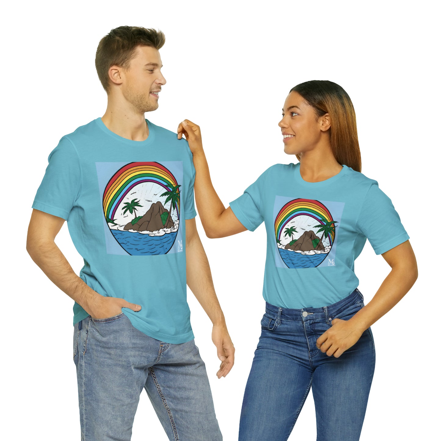 Rainbow Vista Island III - T-shirt