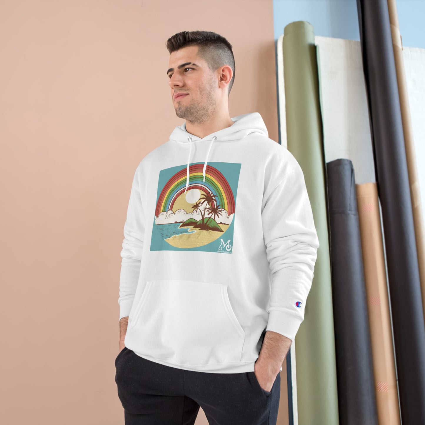 Rainbow Oahu - Champion Hoodie