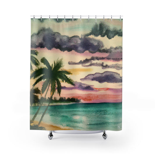 Ke Beach Ahihi - Shower Curtain