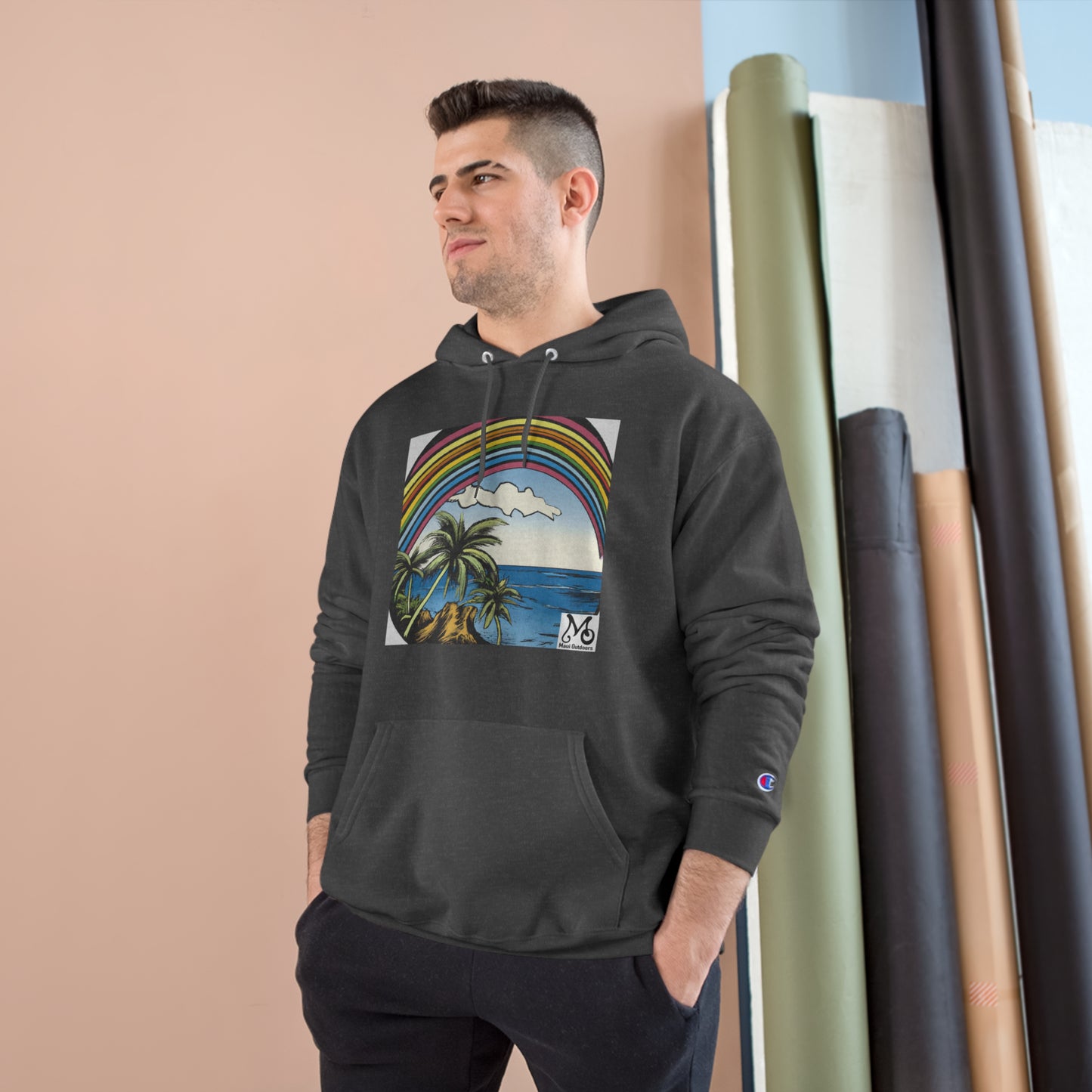 Rainbow Vista Isle II - Champion Hoodie