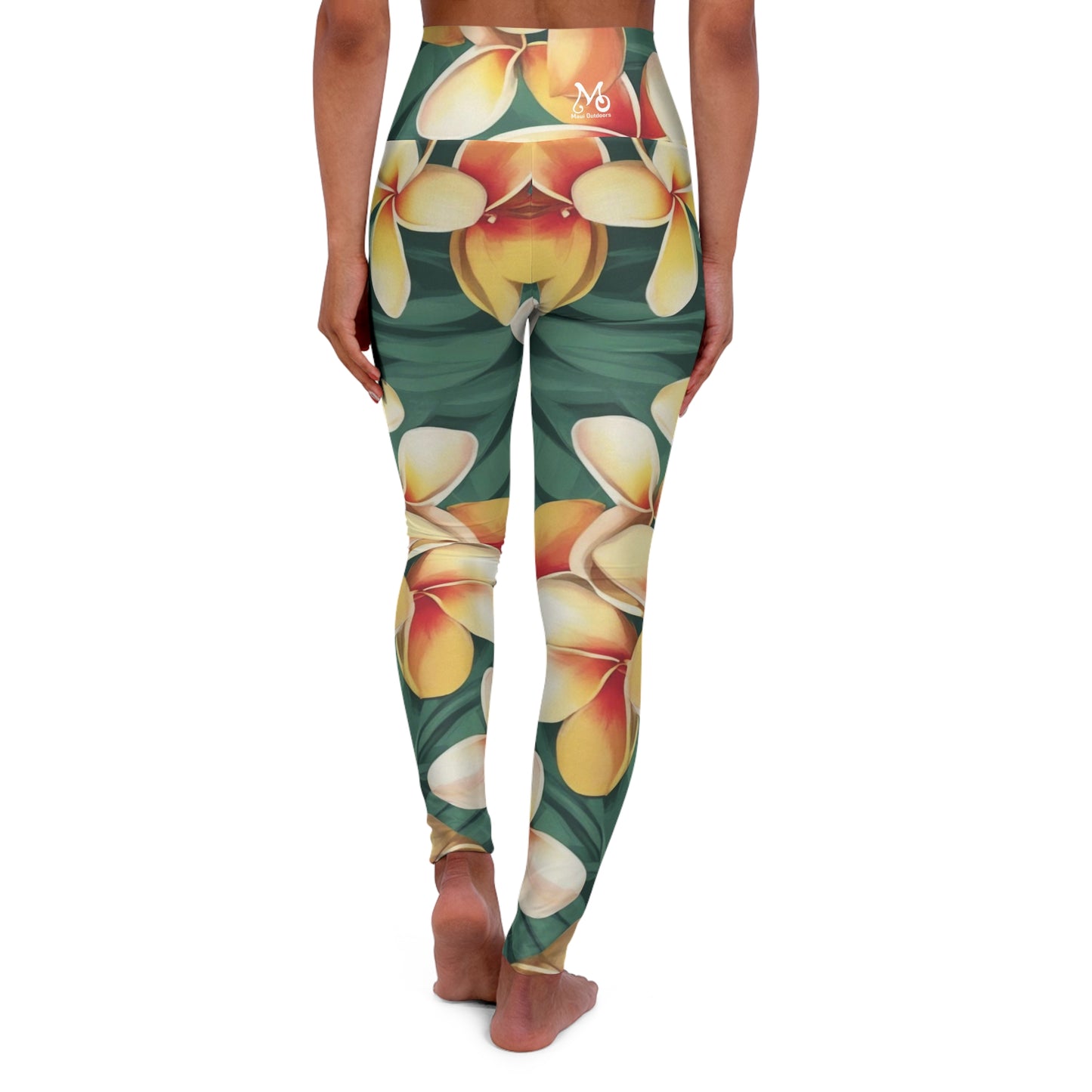 Plumeria Flowers - Yoga Pants